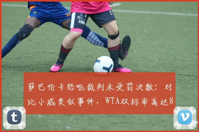 萨巴伦卡怒吼裁判未受罚次数:对比小威类似事件,WTA双标率高达80%